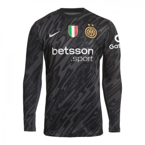 Maglia Portiere Inter Milan 2024-25 Maniche Lunghe Nera - Uomo Maglia Portiere Inter Milan 2024-25 Maniche Lunghe Nera - Uomo